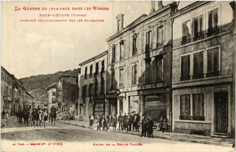 Carte postale ancienne La Guerre de 1914-1915 dans les Vosges - Raon-l'Etape .. à Raon-l'Étape