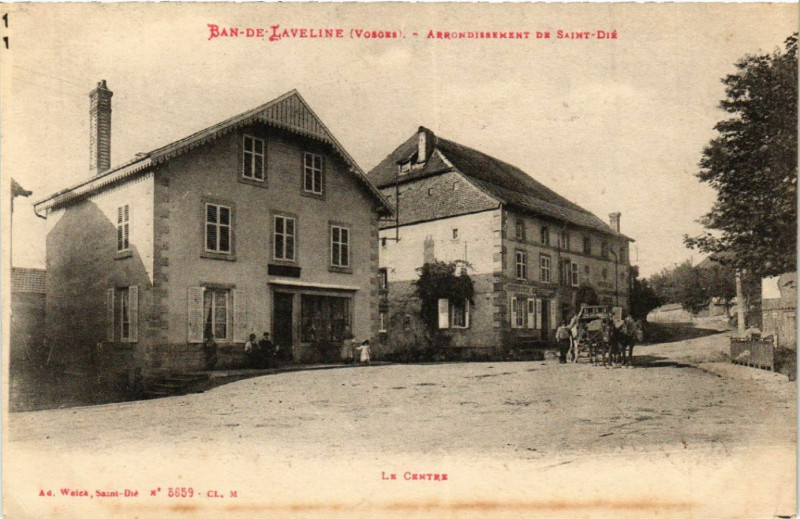 Carte postale ancienne Ban-de-Laveline - Arrondissement de Saint-Die à Ban-de-Laveline