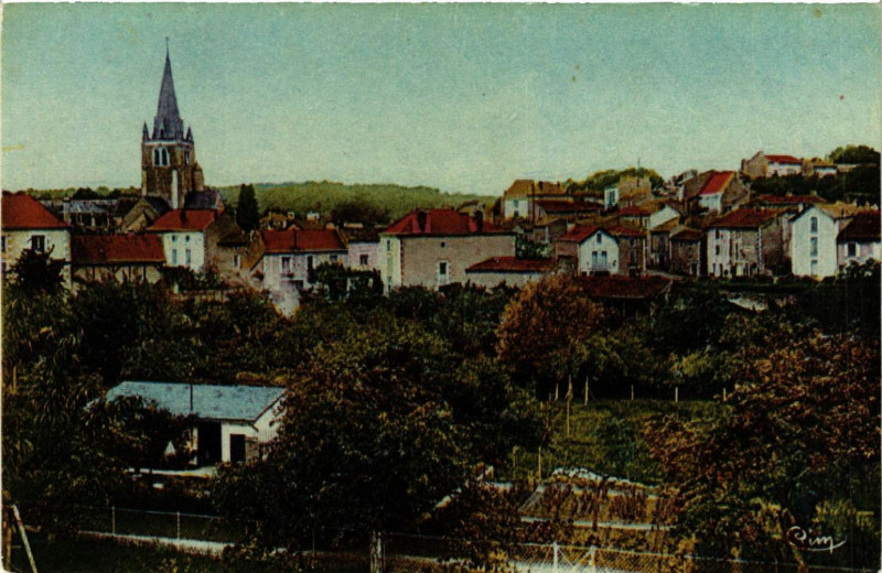 Carte postale ancienne Saint-Benoit (Vienne) - Vue générale