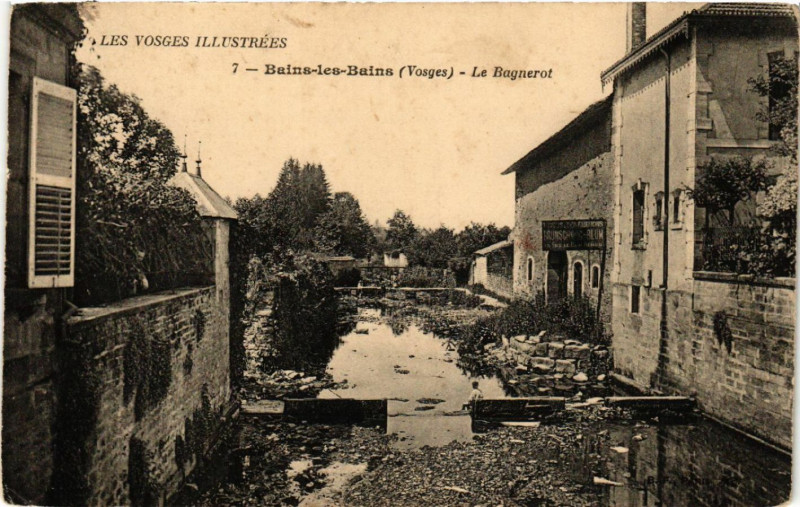 Carte postale ancienne Les Vosges Illustrées - Bains-les-Bains - Le Bagnerot
