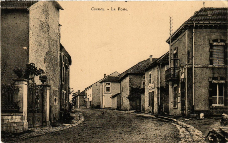 Carte postale ancienne Coussey - La Poste à Coussey