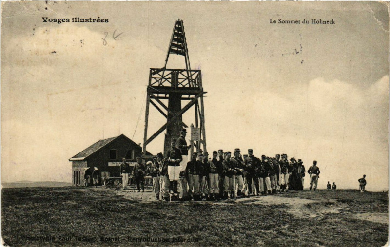 Carte postale ancienne Vosges Illustrées - Le Sommet du Hohneck