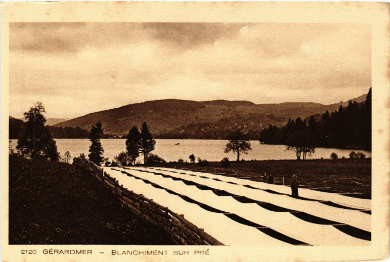 Carte postale ancienne Gerardmer - Blanchment sur Pre à Gérardmer