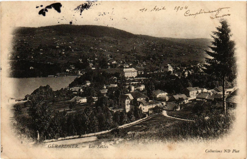 Carte postale ancienne Gerardmer - Les Xettes à Gérardmer