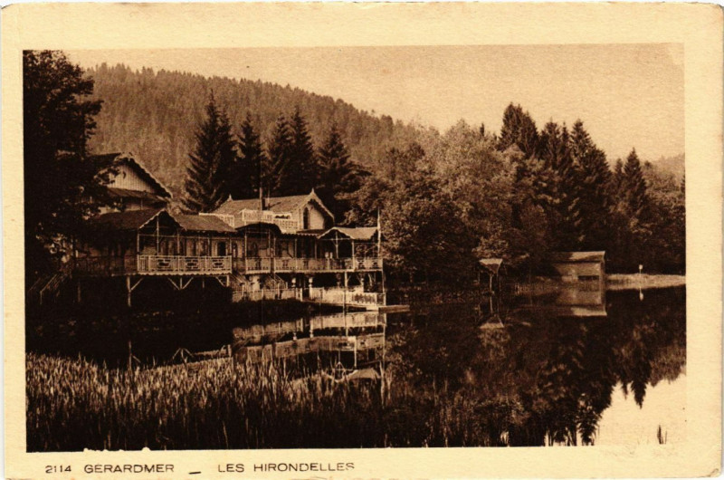 Carte postale ancienne Gerardmer - Les Hirondelles à Gérardmer