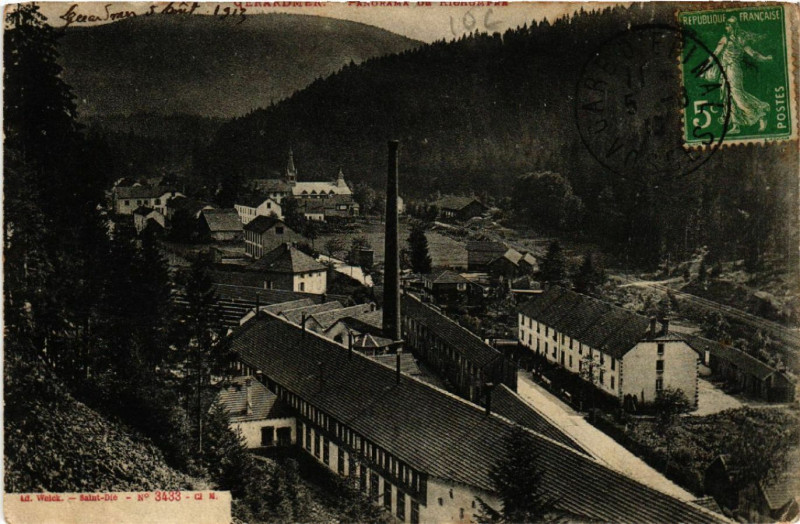 Carte postale ancienne Gerardmer - Panorama du .. à Gérardmer