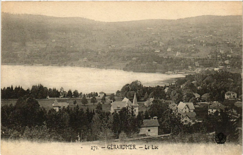 Carte postale ancienne Gerardmer - Le Lac à Gérardmer