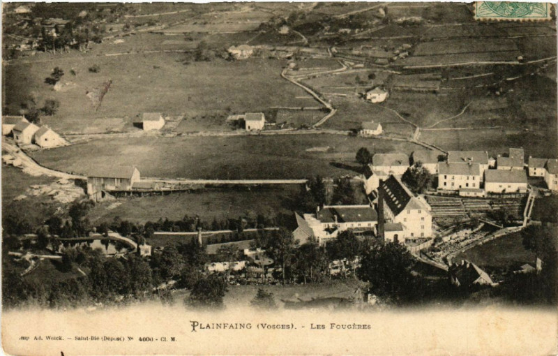 Carte postale ancienne Plainfaing - Les Fougeres à Plainfaing