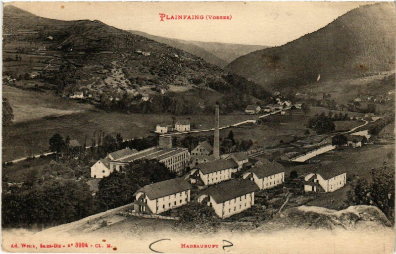 Carte postale ancienne Plainfaing - Habeagrupt à Plainfaing