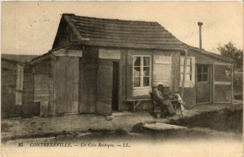 Carte postale ancienne Contrexeville - Un Coin Rustique à Contrexéville