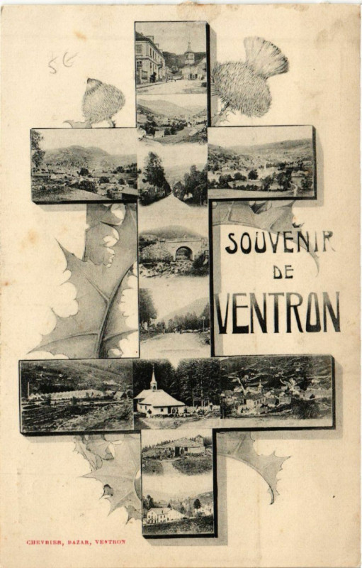 Carte postale ancienne Souvenir de Ventron à Ventron