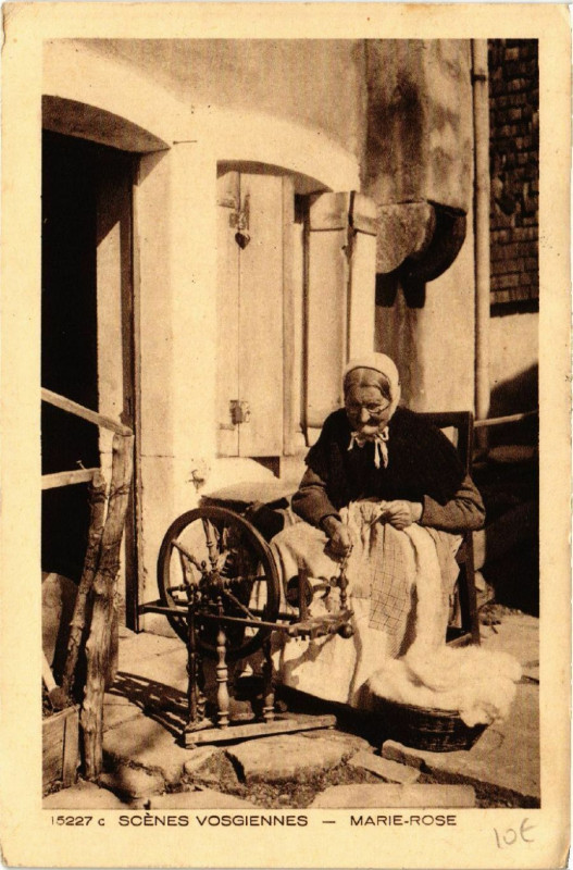 Carte postale ancienne Scenes Vosgiennes - Marie-Rose