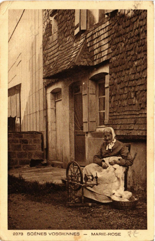 Carte postale ancienne Scenes Vosgiennes - Marie-Rose