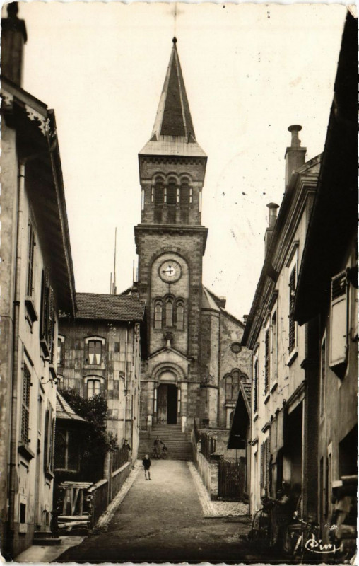 Carte postale ancienne Le Thillot - L'Eglise au Thillot