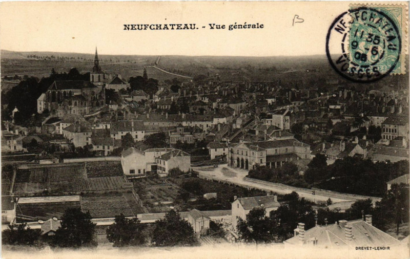 Carte postale ancienne Neufchateu vue générale