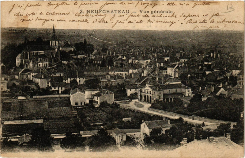 Carte postale ancienne Neufchateu vue générale