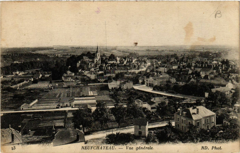 Carte postale ancienne Nd Photo Neufchateu vue générale