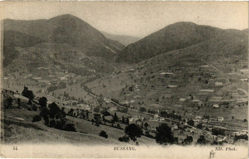 Carte postale ancienne Nd Photo Bussang ` à Bussang