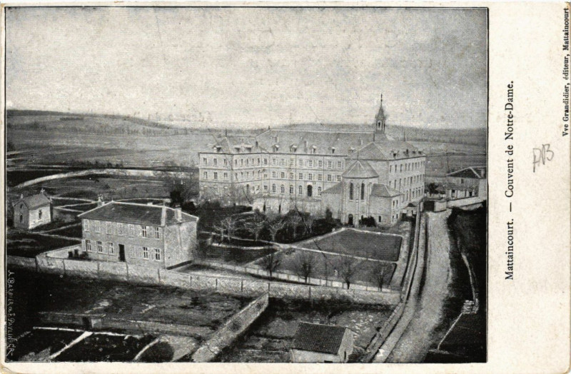 Carte postale ancienne Mattaincourt Couvent de Notre-Dame à Mattaincourt