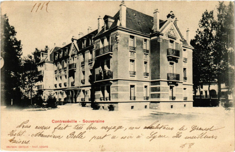 Carte postale ancienne Contrexeville Souveraine à Contrexéville