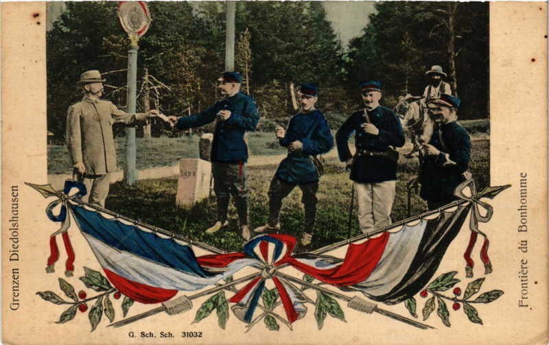 Carte postale ancienne 31032 Frontiere du Bonhomme