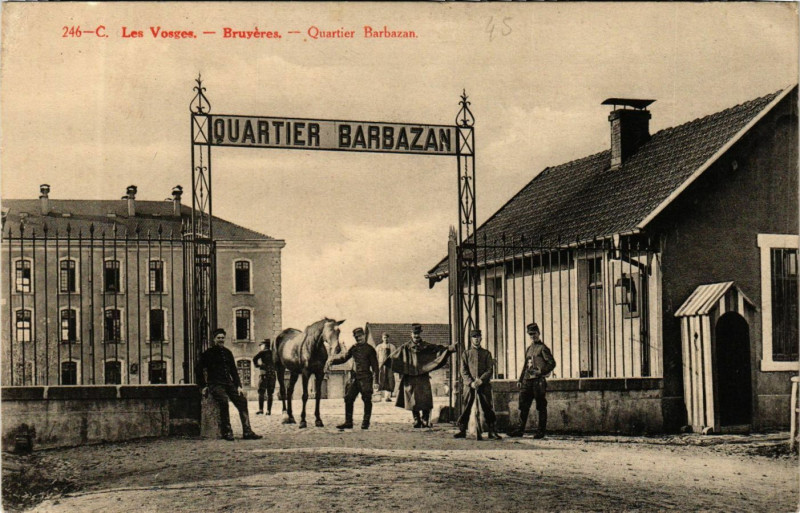 Carte postale ancienne 246 - C Bruyeres Quartier Barbazan à Bruyères