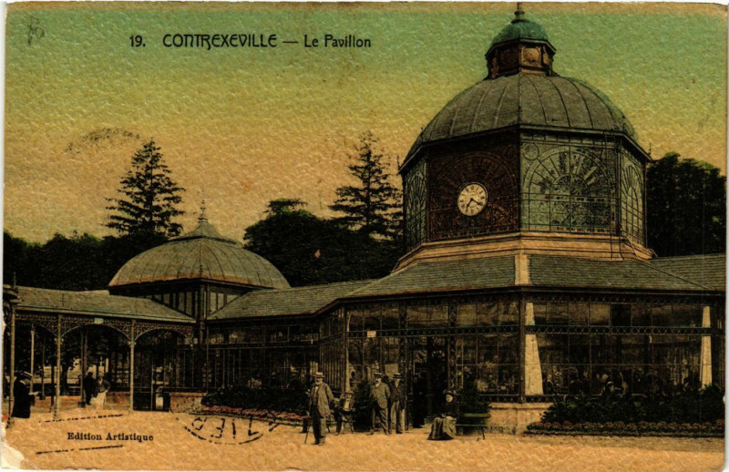 Carte postale ancienne 19 Contrexeville Le Pavillon à Contrexéville