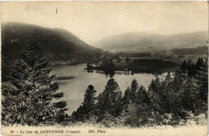 Carte postale ancienne Le Lac de Longemer