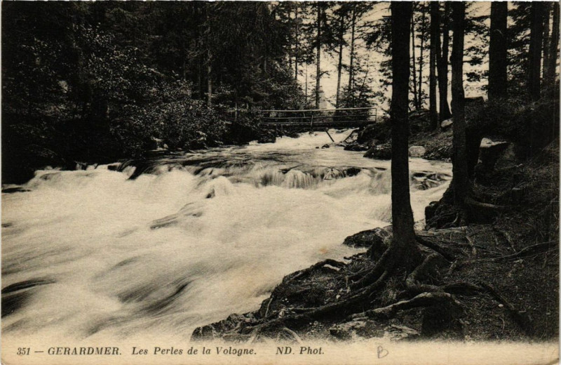 Carte postale ancienne Gerardmer Les Perles de la Vologne à Gérardmer