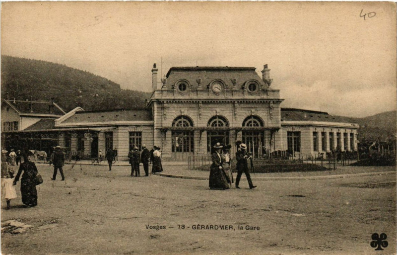 Carte postale ancienne Gerardmer La gare à Gérardmer