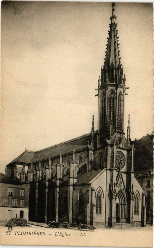 Carte postale ancienne Plombieres L'Eglise