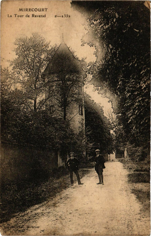 Carte postale ancienne Mirecourt La Tour de Ravenel à Mirecourt