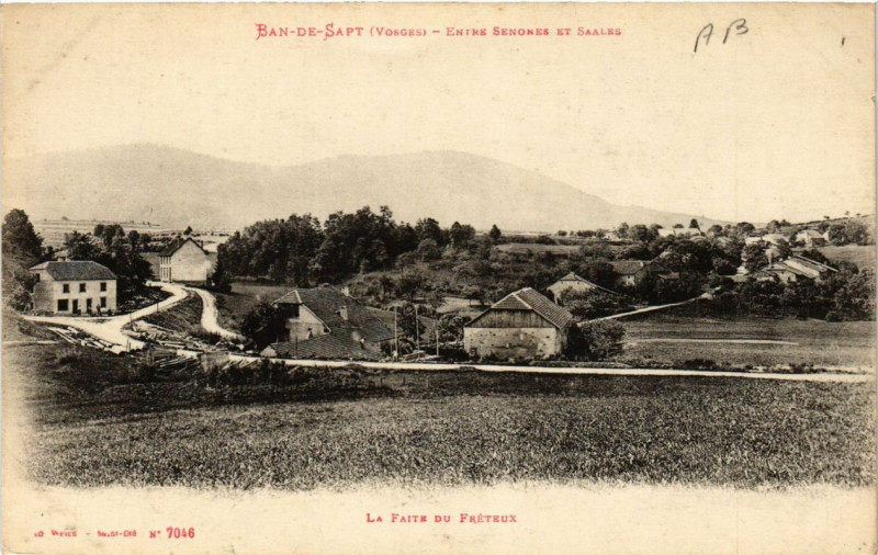 Carte postale ancienne Le Ban-de-Sapt L Faite du Freteux à Ban-de-Sapt