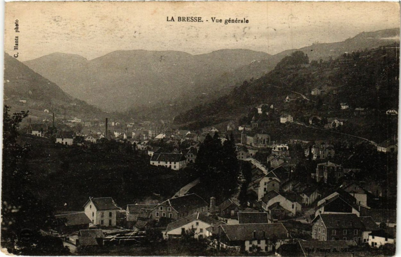 Carte postale ancienne La Bresse vue générale à La Bresse