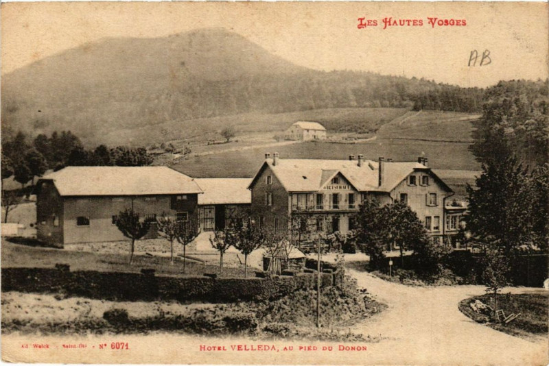 Carte postale ancienne Hotel Velleda au pied du Donon