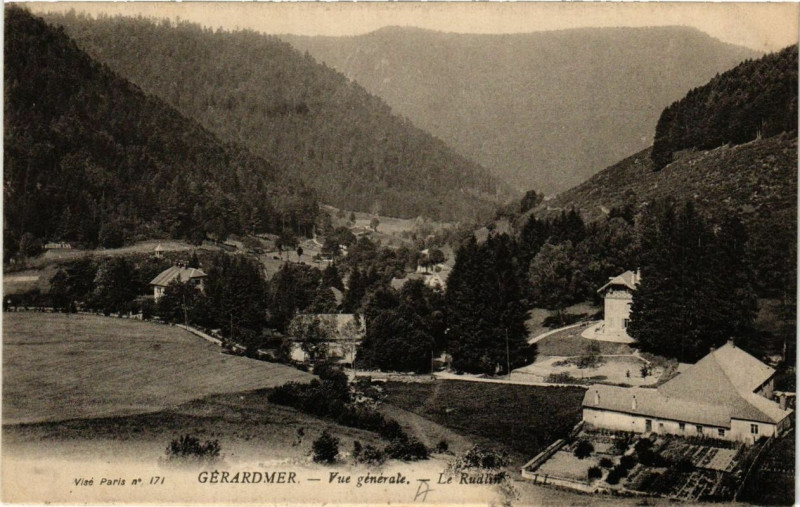 Carte postale ancienne Gerardmer vue générale à Gérardmer