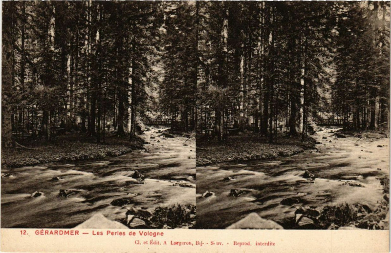 Carte postale ancienne Gerardmer Les Perles de Vologne à Gérardmer
