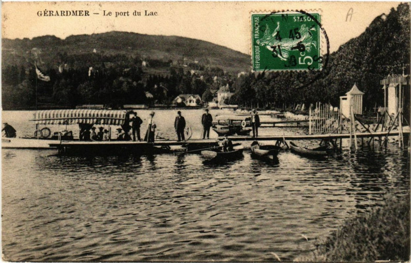 Carte postale ancienne Gerardmer Le Port du Lac à Gérardmer