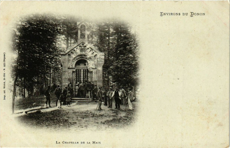 Carte postale ancienne Environs de Donon La Chapelle de la Maix