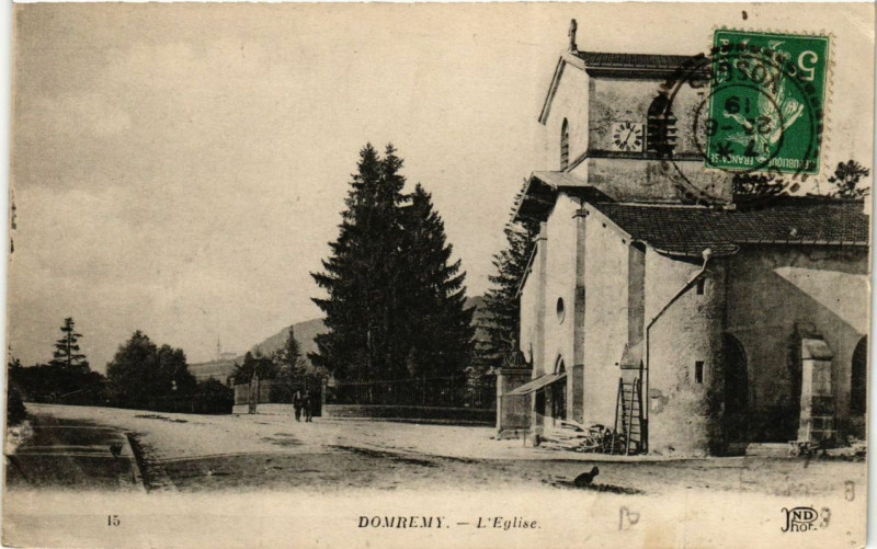 Carte postale ancienne Domremy L'Eglise