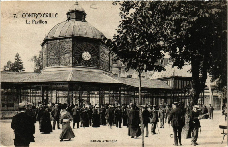 Carte postale ancienne Contrexeville Le Pavillon à Contrexéville