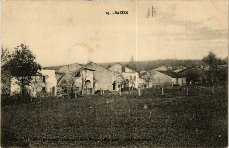 Carte postale ancienne Bazien à Bazien