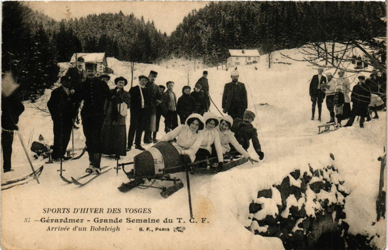 Carte postale ancienne Gerardmer - Grande Semaine à Gérardmer