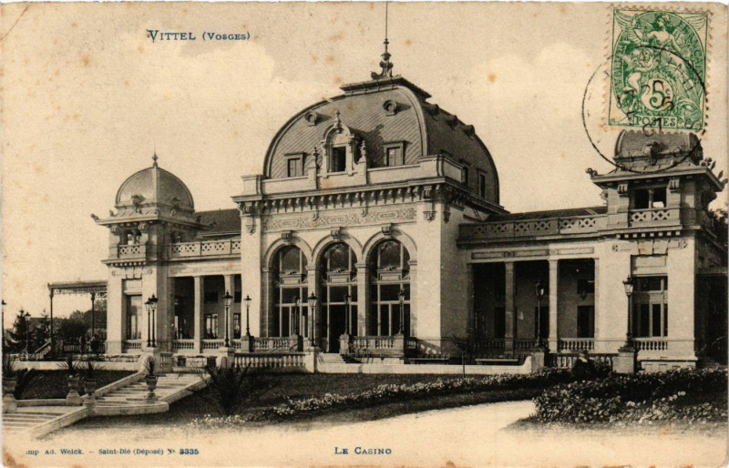 Carte postale ancienne Vittel - Le Casino à Vittel