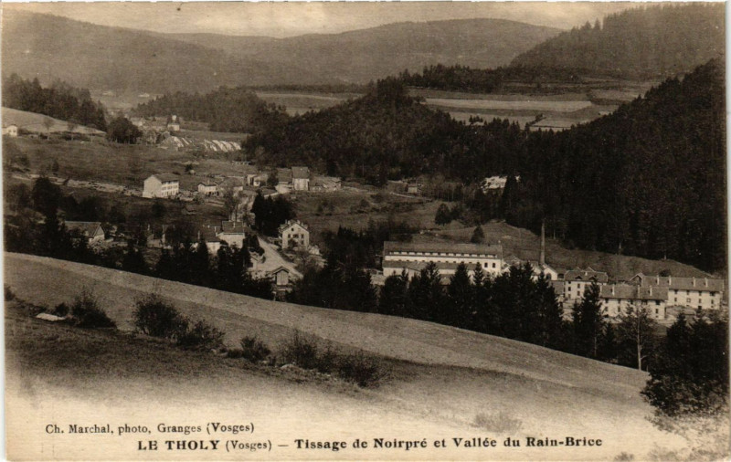 Carte postale ancienne Le Tholy - Tissage de Noirpre au Tholy