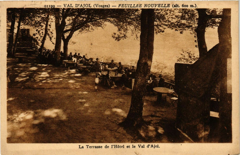 Carte postale ancienne Val-d'Ajol - Feuillee Nouvelle