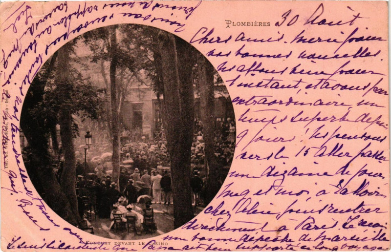Carte postale ancienne Plombieres