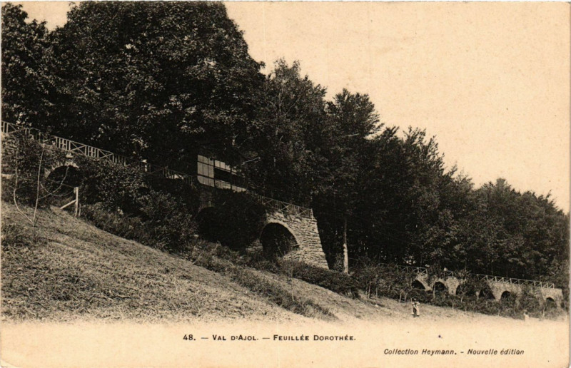 Carte postale ancienne Val-d'Ajol - Feuille Dorothee