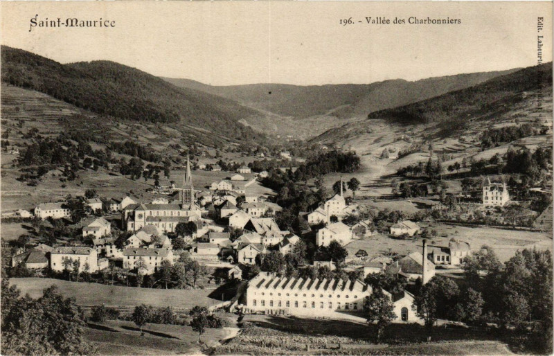 Carte postale ancienne Saint-Maurice - Valléee des Charbonniers