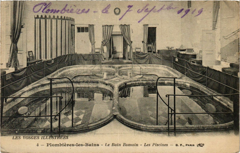 Carte postale ancienne Plombieres-les-Bains - Le Bain Romain à Plombières-les-Bains